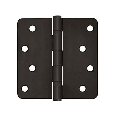 Patioplus 4 x 4 x 0.25 in. Radius Hinge Ball Bearings Steel, Oil Rubbed Bronze PA829761